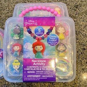3 sets Disney Princess/Little Pony Necklace Activity Set -